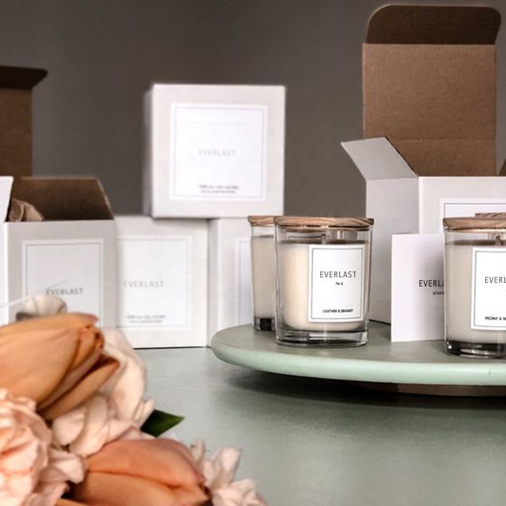 custom scented private label pure soy wax candle glass jar in 8oz 10oz 12oz 16oz 20oz