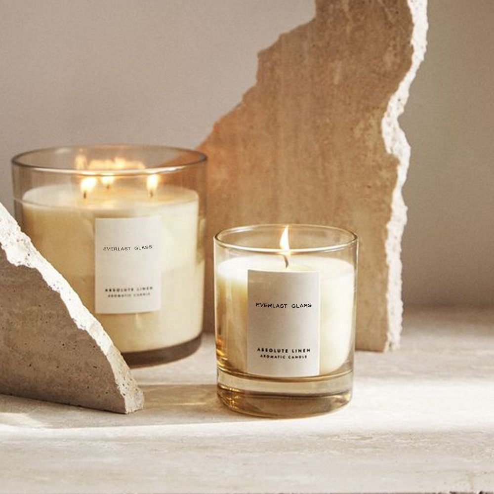 custom scented private label pure soy wax candle glass jar in 8oz 10oz 12oz 16oz 20oz