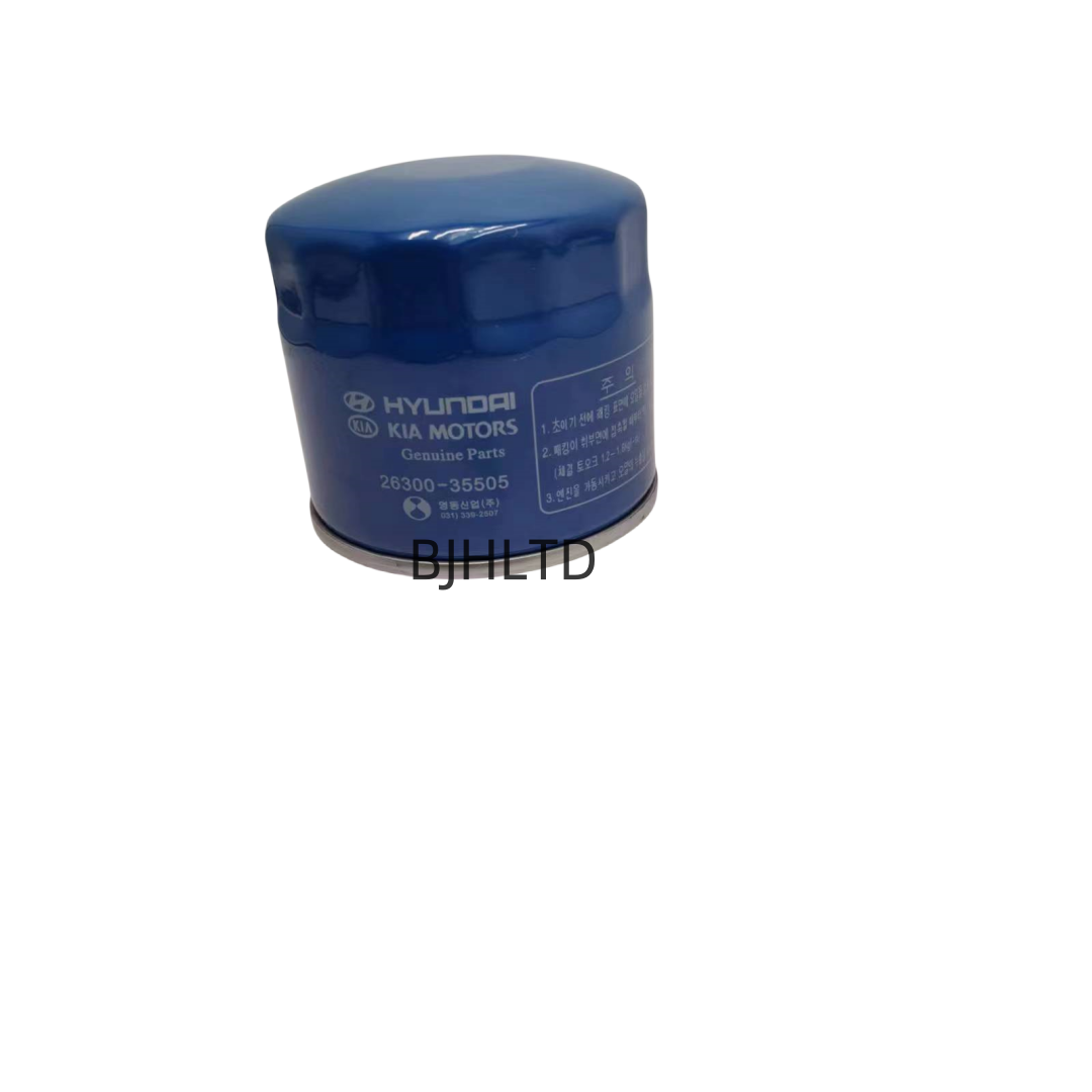 High quality engine oil filters for automotive spare parts 2630035505 For Korean car Hyundai