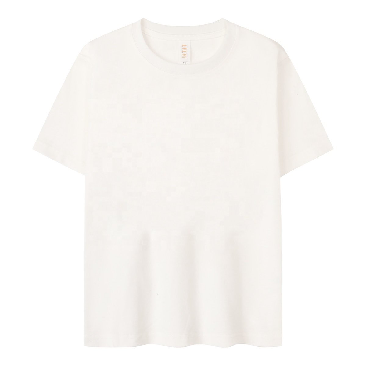 Trending hot products t shirts eco-friendly custom logo children's round neck 205 grams cotton short sleeve