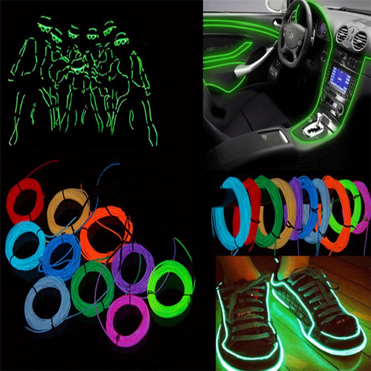 Portable battery box el driver inverter el wire/el panel cars decoration