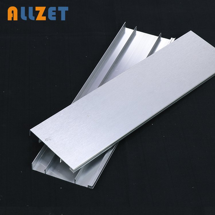60 mm High quality home improvement wholesale aluminum connecting skirting board baseboard and molding