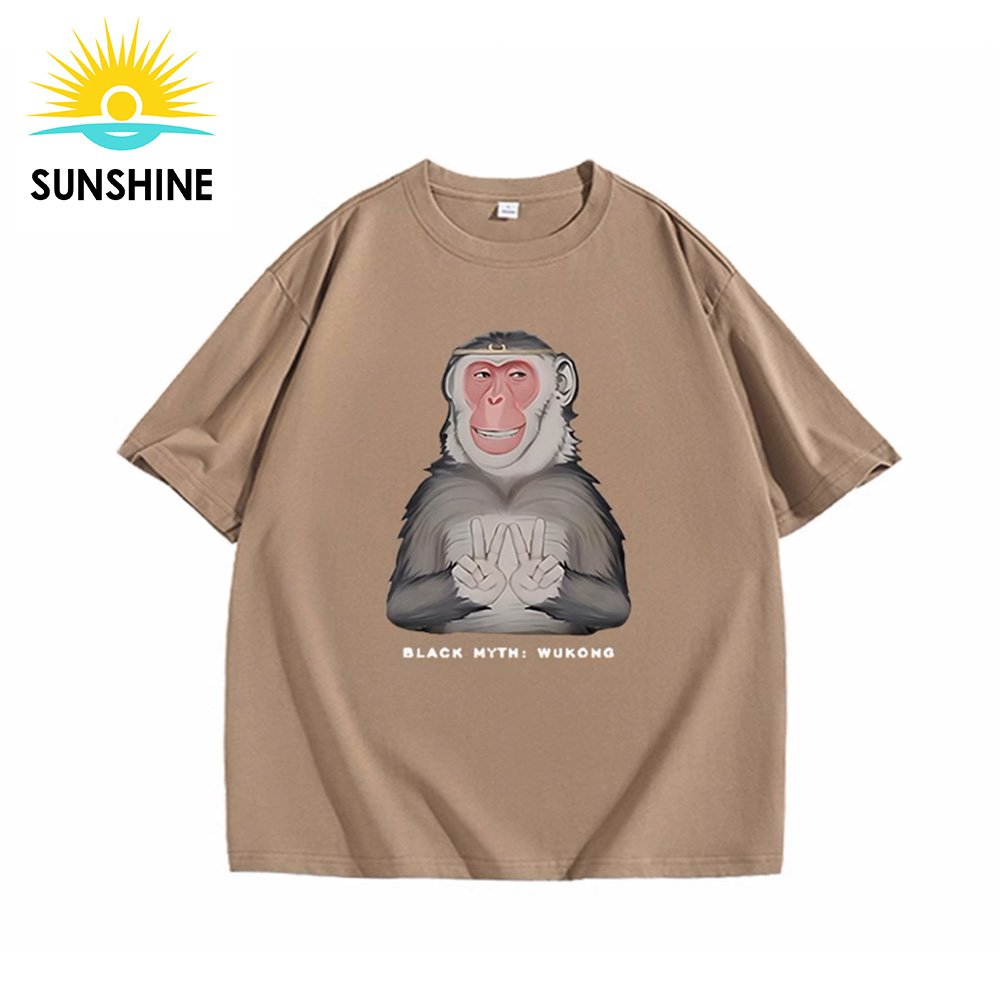 Amazon Hot -Selling Black Myth Wukong Ps 5 Shirts For Men Women Dryfit Running Shirts Short Sleeve Printed T Shirt Dropshipping