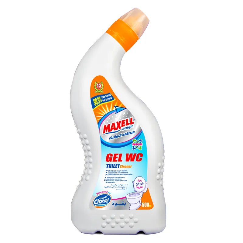 Toilet Floor Cleaner Product Modern Detergent Eco Friendly Organic Blue Flush Non Toxic Fragrance 1Liter Bottle