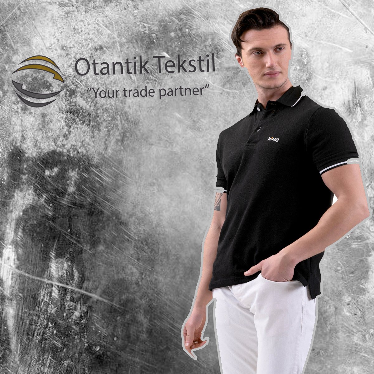 Men's golf custom polo shirt full print wholesale breathable quick-drying guarantee quality polo shirts made in turkiye