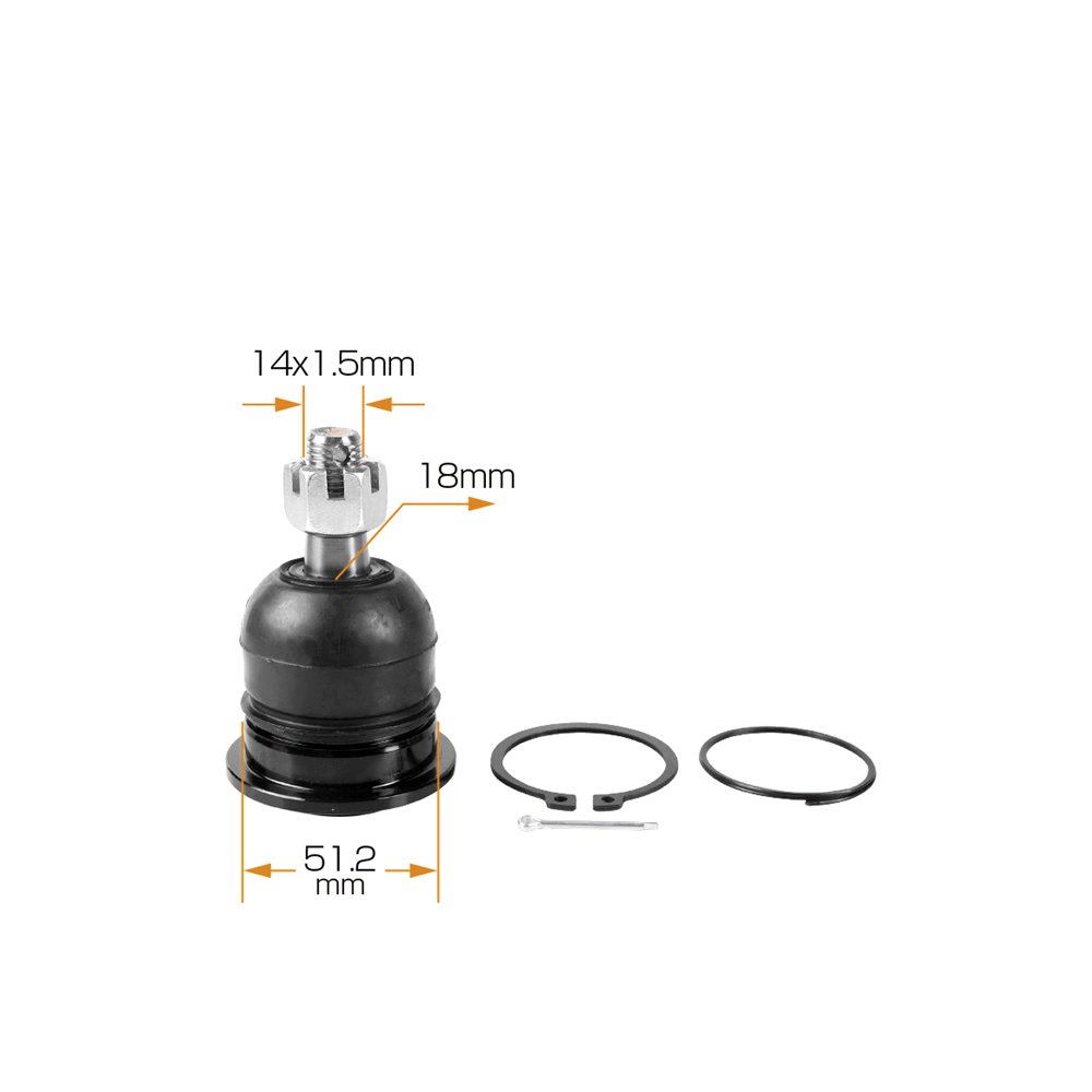 BJ-40089 TOMOI Auto Part Front Upper Down Ball Joint 54524-1LB0A 54525-1LB0A for Ford Explorer Nissan Navara Frontier Terrano