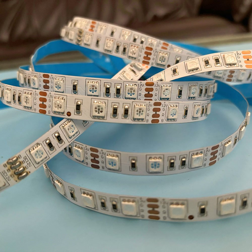 RGBW RGBCCT RGB COB LED Strip Light Bar 5m 10m 12V 24V Flexible High Bright Dotless Colorful Tape FOB LED for Indoor Room