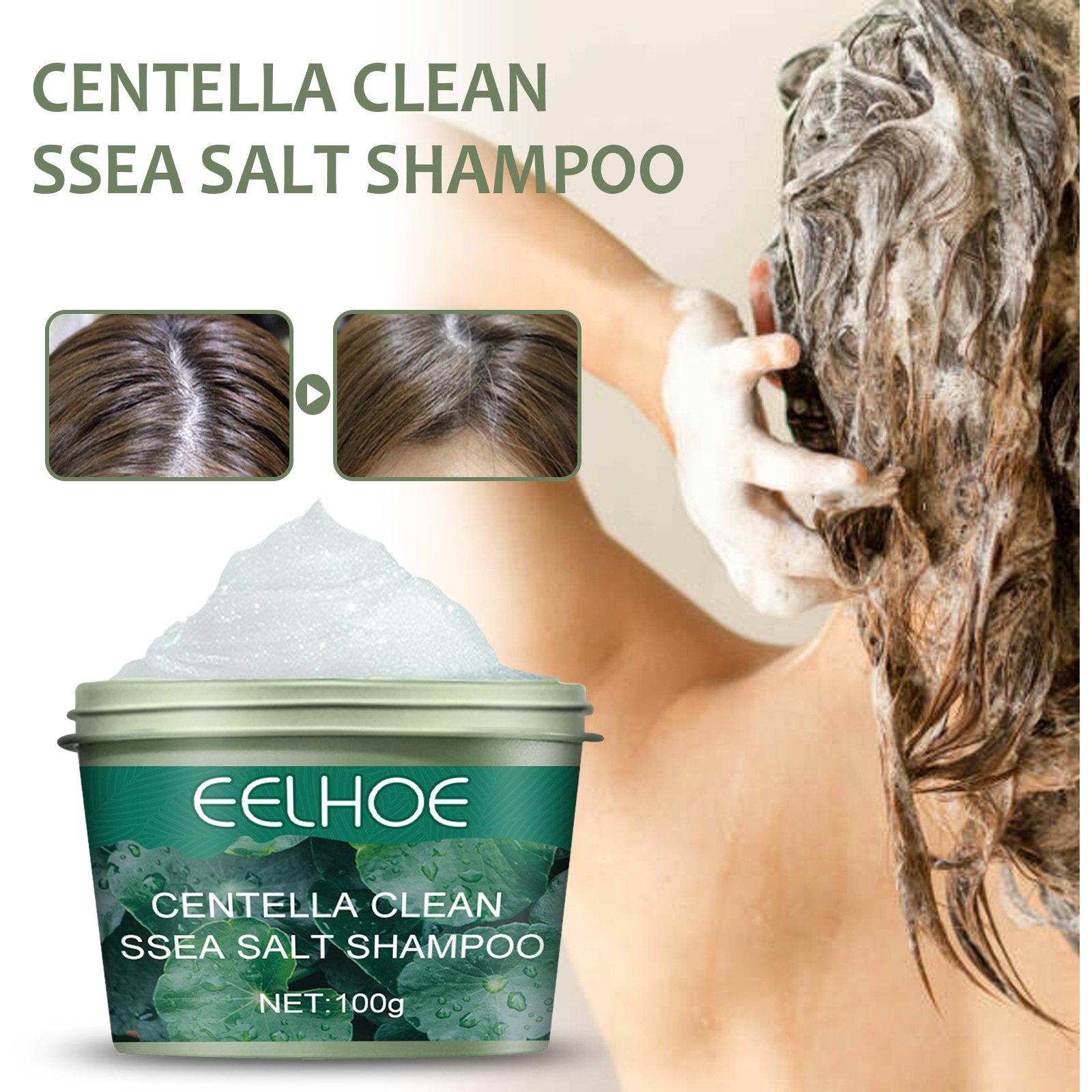 EELHOE OEM&ODM Hair Products Sea Salt Hair Repair Treatment Rich Foam Shampoo