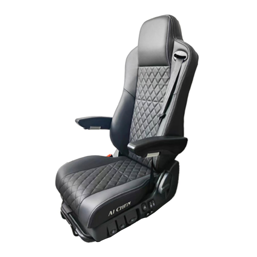 Luxury Airbag Suspension Damping Seat For Heavy Duty Truck Seat, Engineering Car Seat