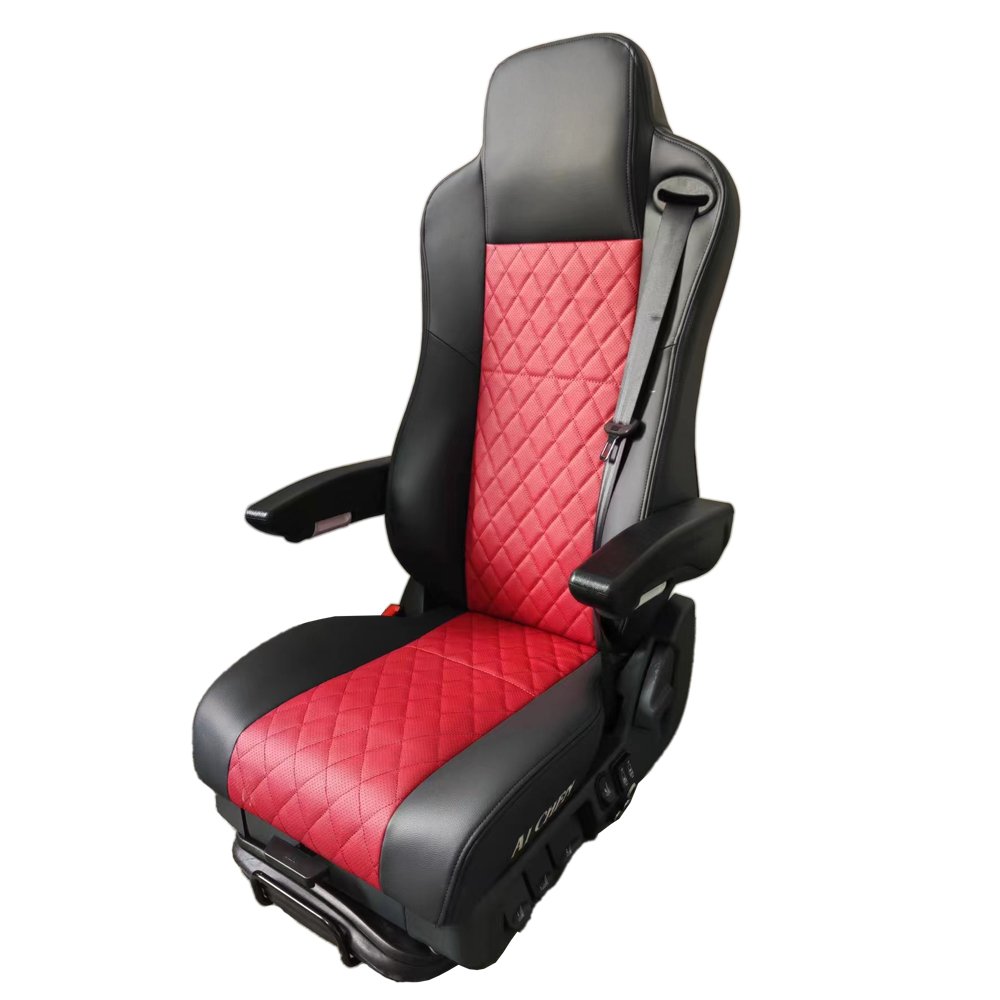 Luxury Airbag Suspension Damping Seat For Heavy Duty Truck Seat, Engineering Car Seat