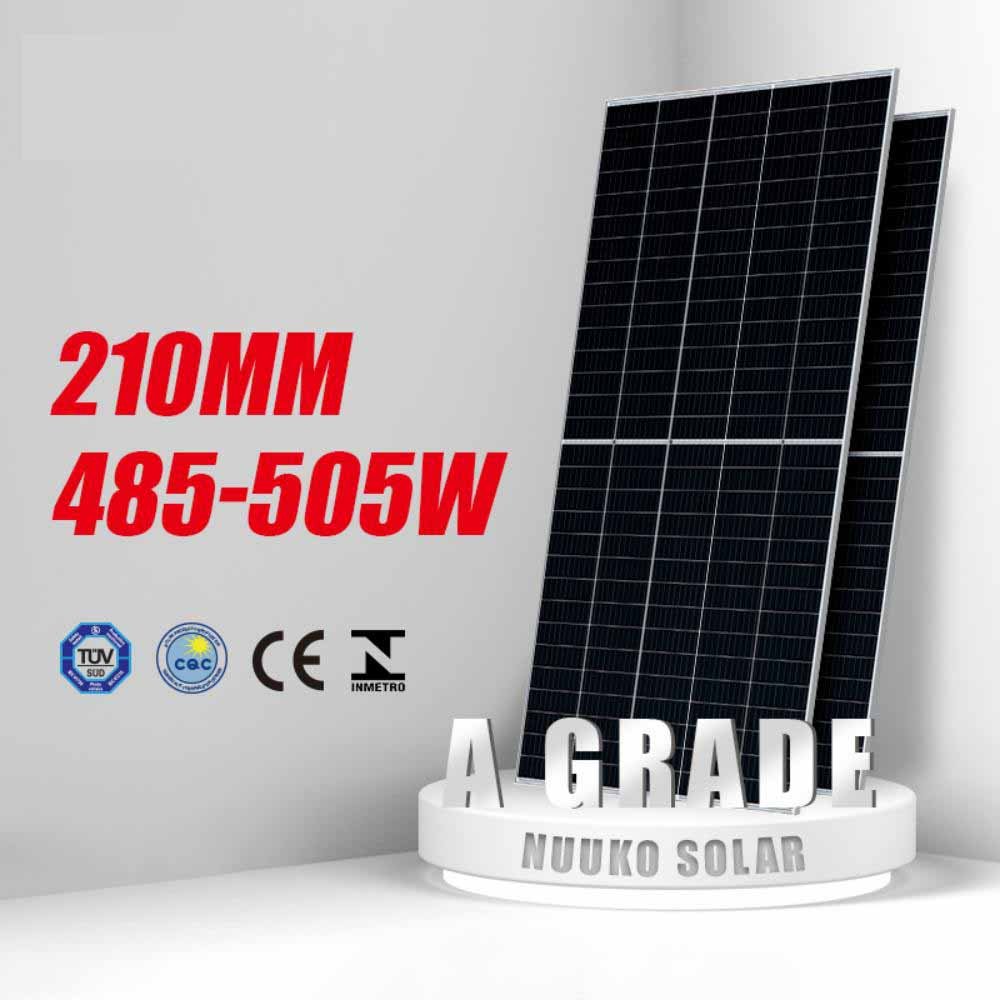 NUKO High Efficiency 182mm PERC Half Cell Mono Solar Panel 500W 505W 510W Solar Energy System Power Hot-selling Product