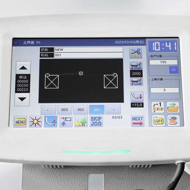 BF - hf1 PLC controla el grosor del mango de 2 - 6 mm, la correa del mango del colchon hace la maquina de coser del colchon