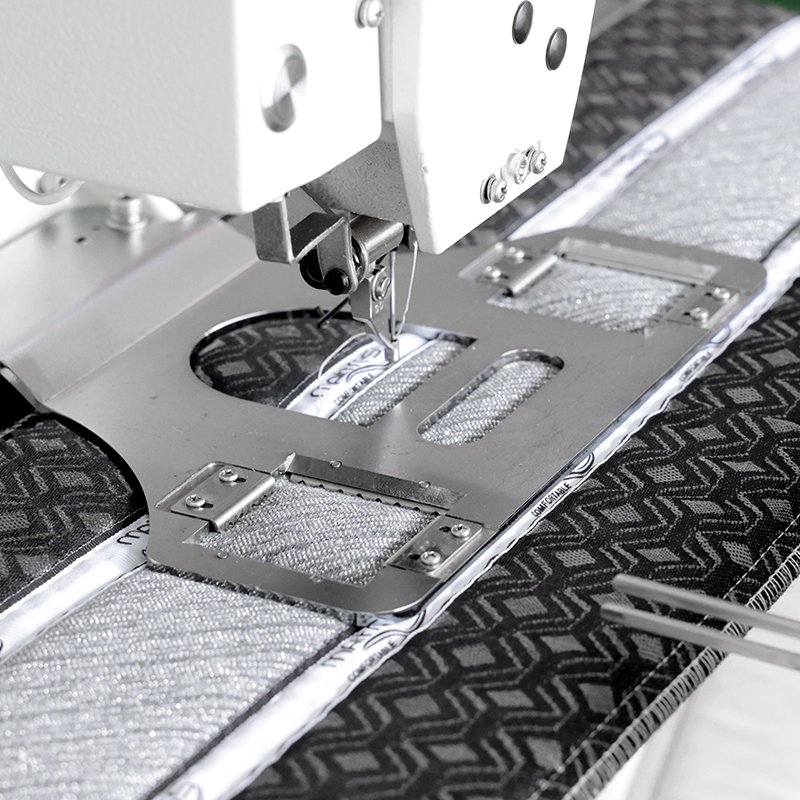 BF - hf1 PLC controla el grosor del mango de 2 - 6 mm, la correa del mango del colchon hace la maquina de coser del colchon