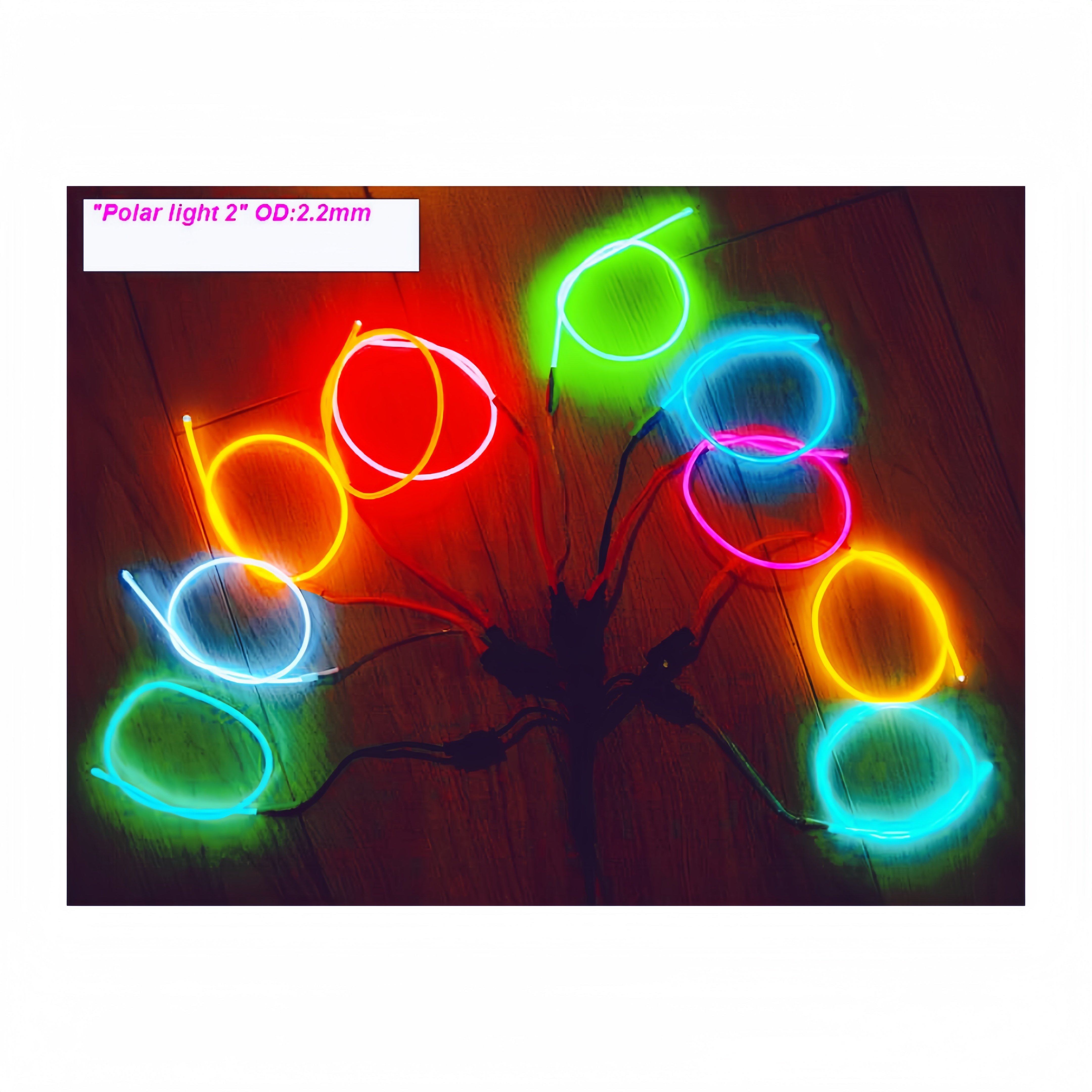 Exclusive global sales of third-generation high brightness EL WIRE/2.6mm EL WIRE/5.0mm EL WIRE