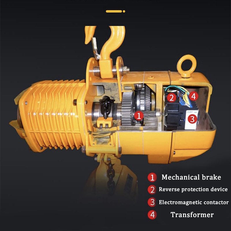Factory direct supply high quality 35 Ton Electric Chain Hoist for Industry 2 ton 7.5 ton Electric Chain Hoist Stage Chain Hoist