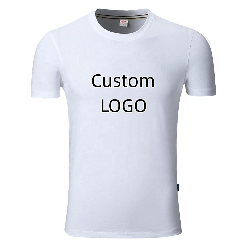 Blank White Tshirt Clothing T-shirt Below $1 Dollar Products Guangzhou Short Sleeve Polyester / Cotton Plus Size Quick Dry Woven