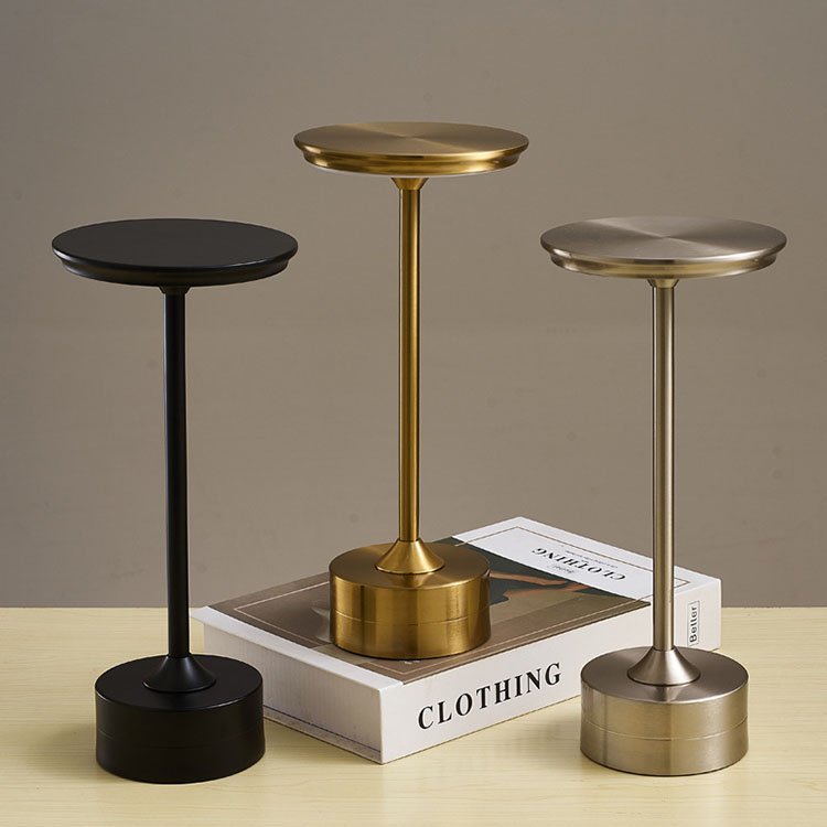 Bar Table Lamp Touch Sensor LED Table Lamp Rechargeable Wireless Night Lights for Restaurant Coffee Bedroom Table Lamp
