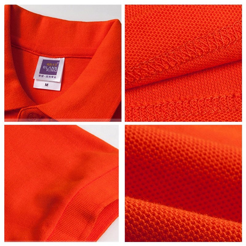 100% Cotton 230gsm Personalized business shirts Custom LOGO 220gsm Women Polo t shirt