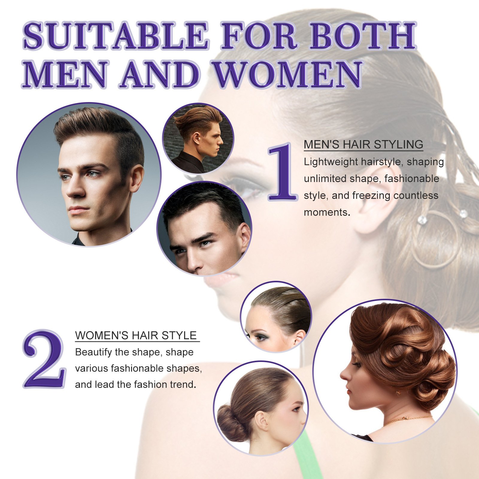 EELHOE Small Broken Hair Finishing Products Hair Wax Stick Strong Hold Easy To Carry Hairstyle Design Organizing Cream