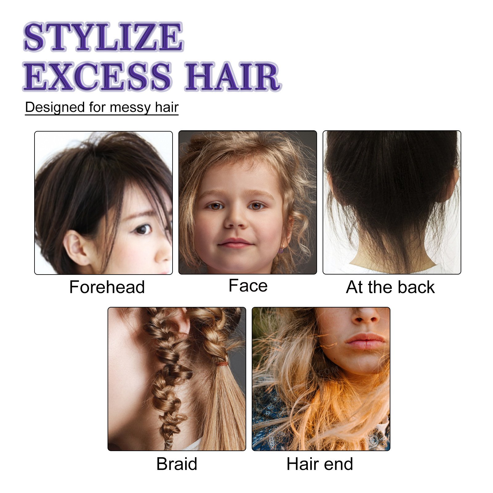 EELHOE Small Broken Hair Finishing Products Hair Wax Stick Strong Hold Easy To Carry Hairstyle Design Organizing Cream