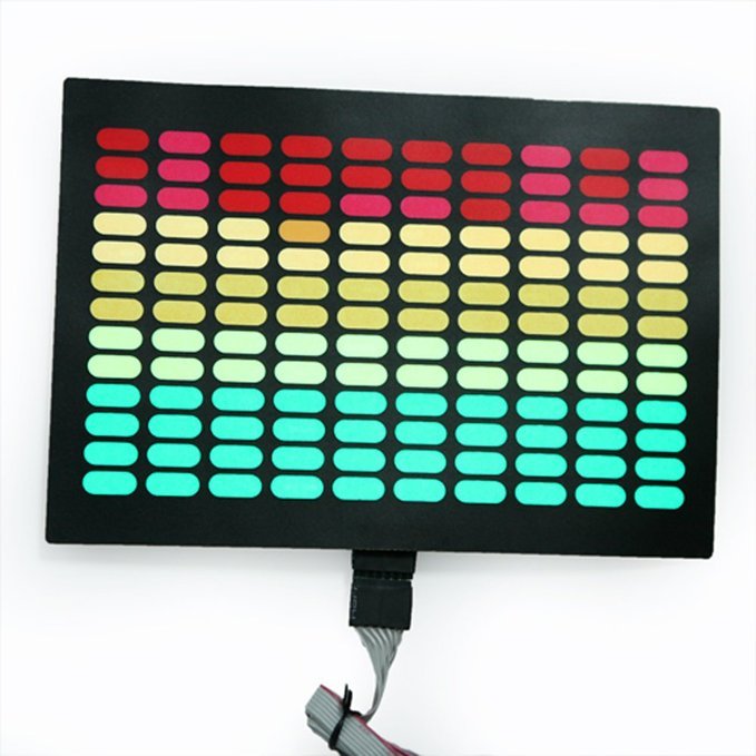 Over 1000 designs glow in the dark neon light up el flashing panel for tshirt