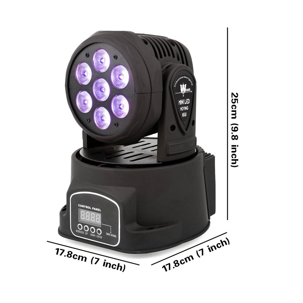 U`King one-stop shop RGBW DJ Disco Lighting Effect LED Shaking Heads Stage Light one-stop shop Moving Head Lights