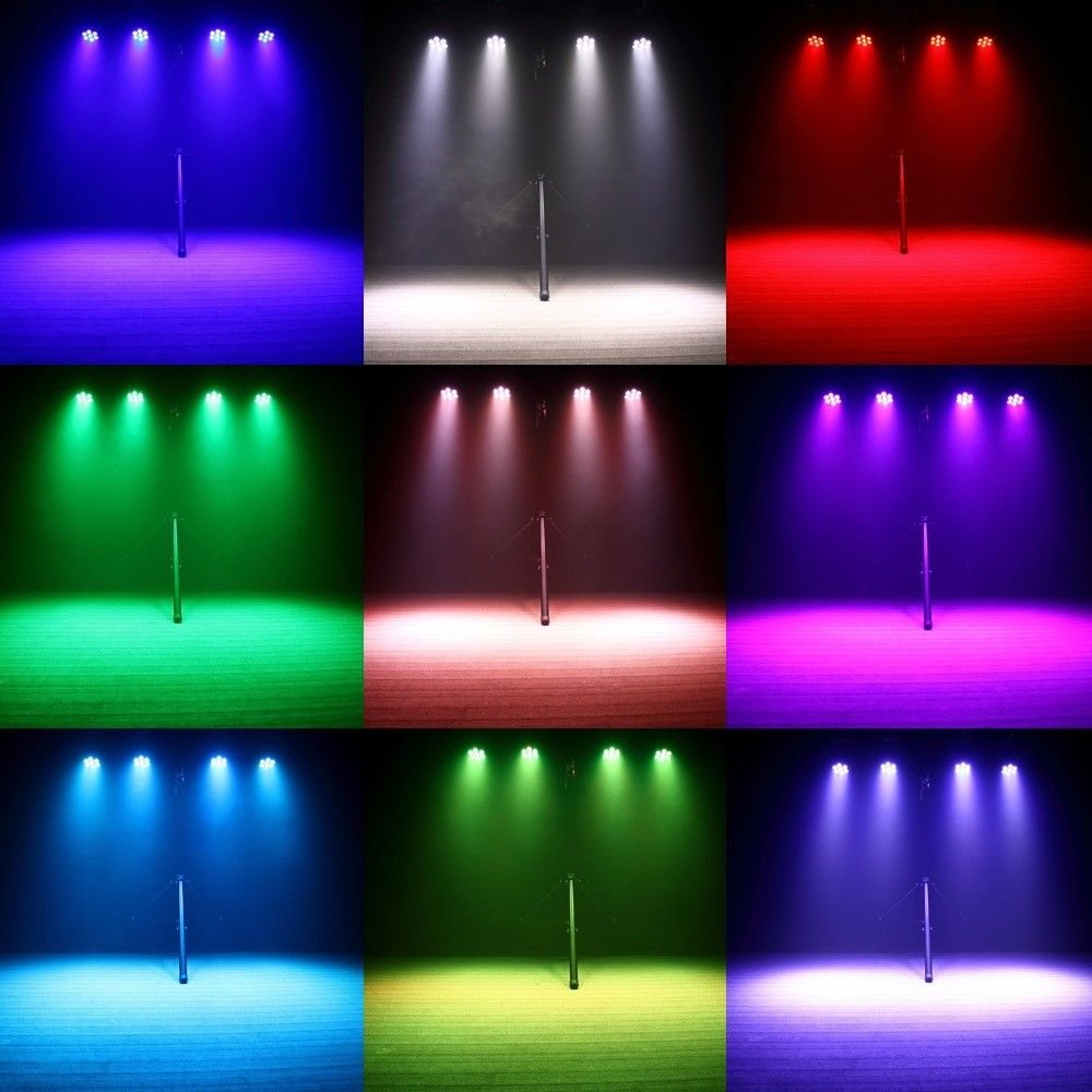 U`King one-stop shop RGBW DJ Disco Lighting Effect LED Shaking Heads Stage Light one-stop shop Moving Head Lights