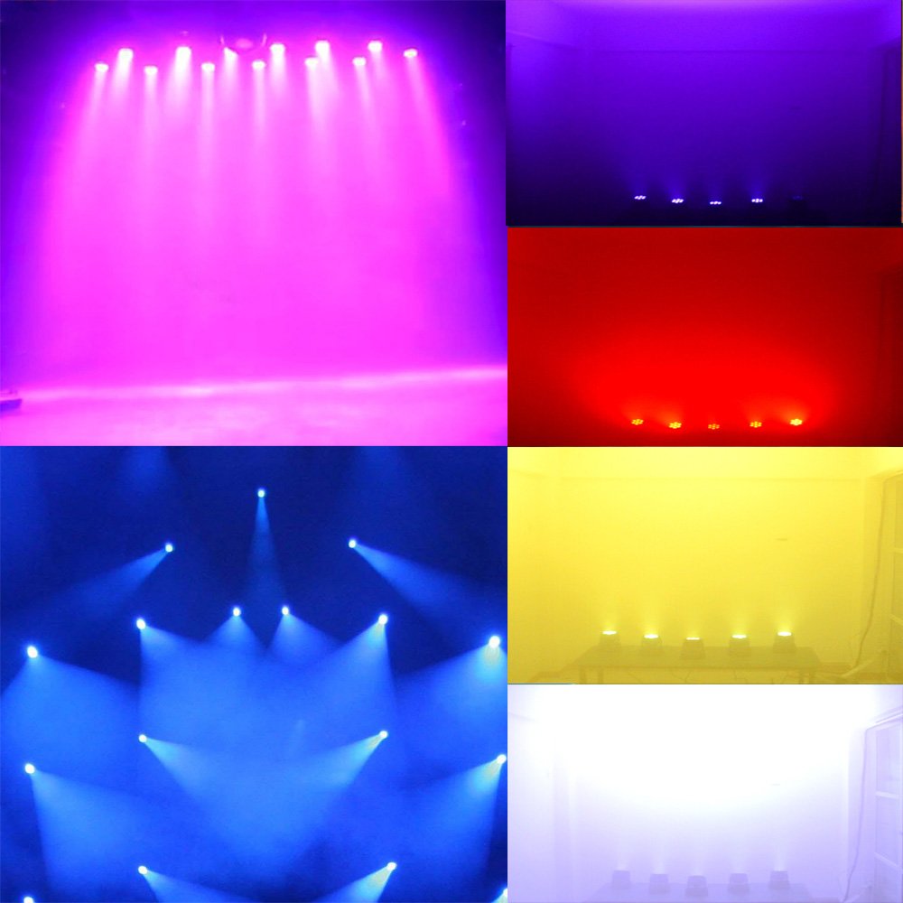 U`King one-stop shop RGBW DJ Disco Lighting Effect LED Shaking Heads Stage Light one-stop shop Moving Head Lights