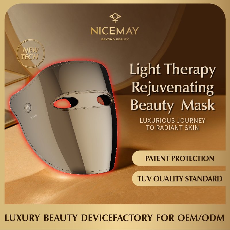 Professional LED Face Mask Light Therapy 7 Color Rejuvenation Therapy Red Mask Light Facial Anti Aging Skin Tightening