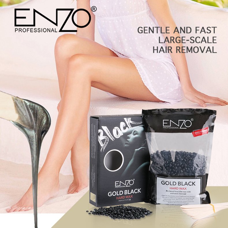 ENZO Private Label Bikini Painless Hard Wax Beans Depilatory Sugar Waxing Products for Hair Removal