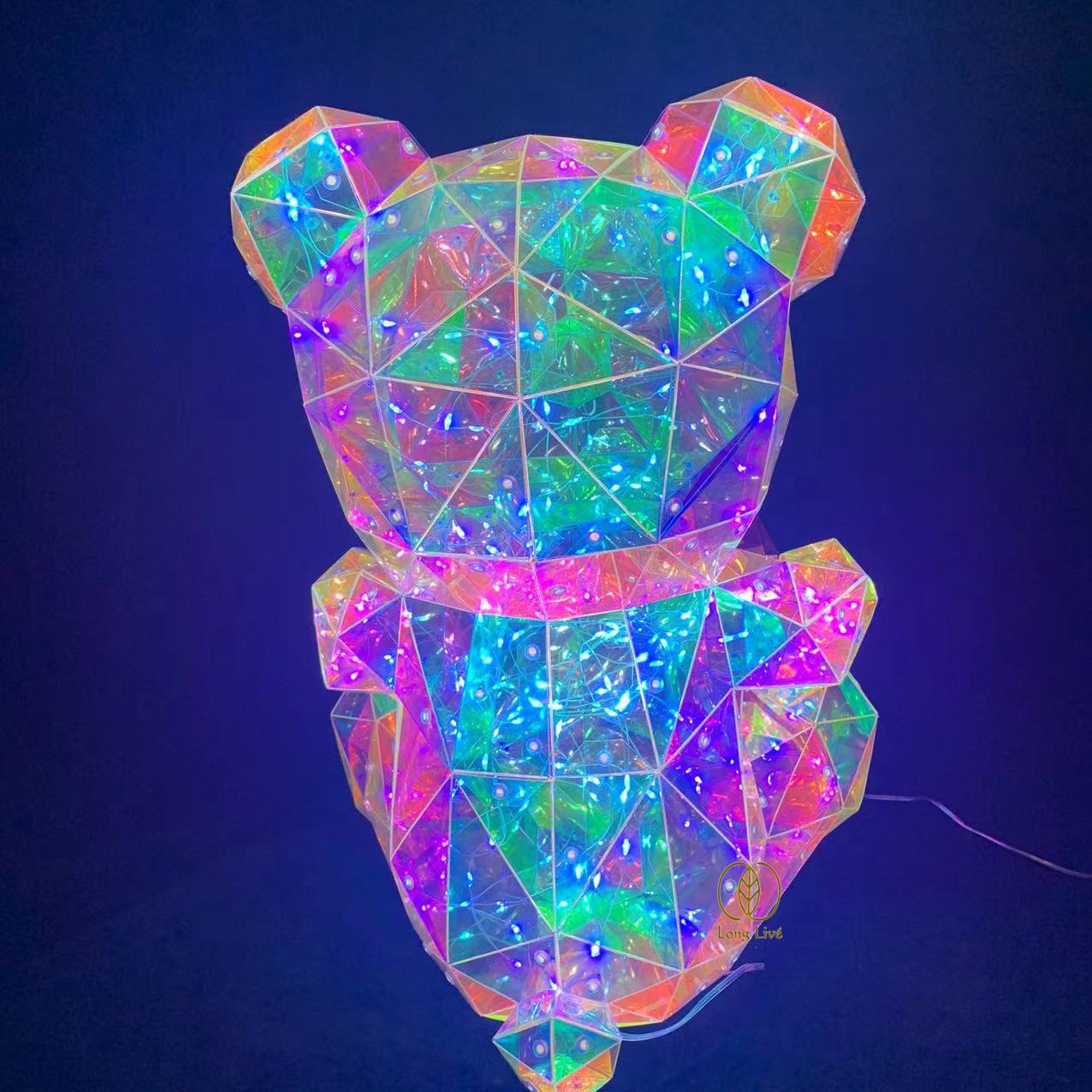 Factory Glow In The Dark Globos Party Decoration Rose Bear With Heart Necklace Gnome