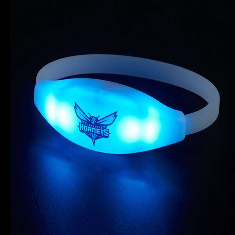 Party Radio Controlled 4 LED Lights Bright LED Bracelets Custom LOGO LED Bracelets DMX Control