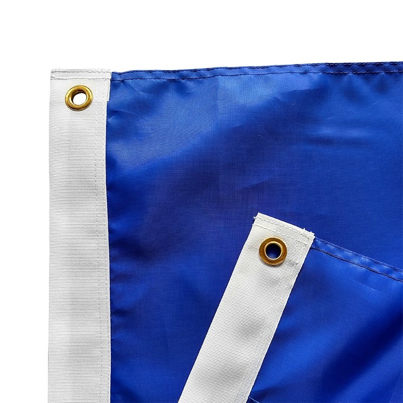 Factory Direct Sale 100% Polyester 3X5ft Embroidered Salvadoran El Salvador Flag