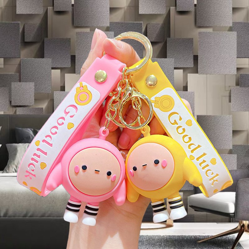 Manufacturer OEM ODM 2D 3D Soft PVC Keychain Silicone Rubber Printed Key Rings Custom Key Tag