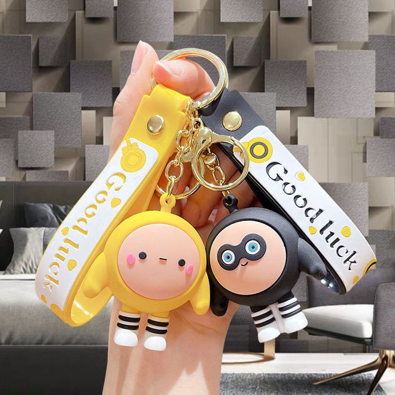 Manufacturer OEM ODM 2D 3D Soft PVC Keychain Silicone Rubber Printed Key Rings Custom Key Tag