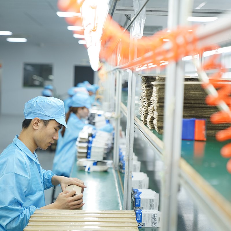 Product assembly of various metal or electronic parts to consumer packaging of the finished product