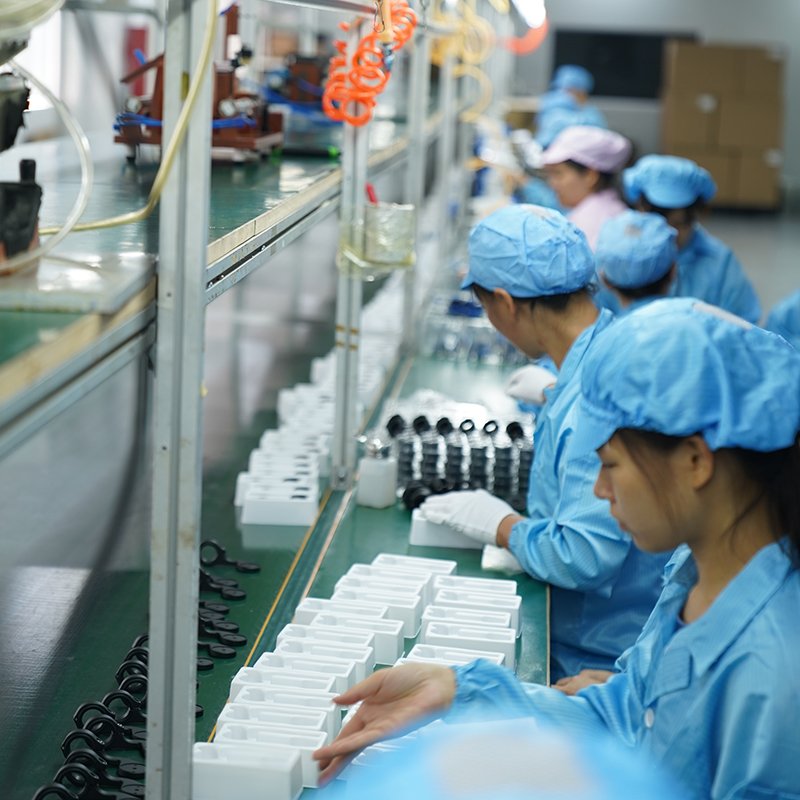 Product assembly of various metal or electronic parts to consumer packaging of the finished product