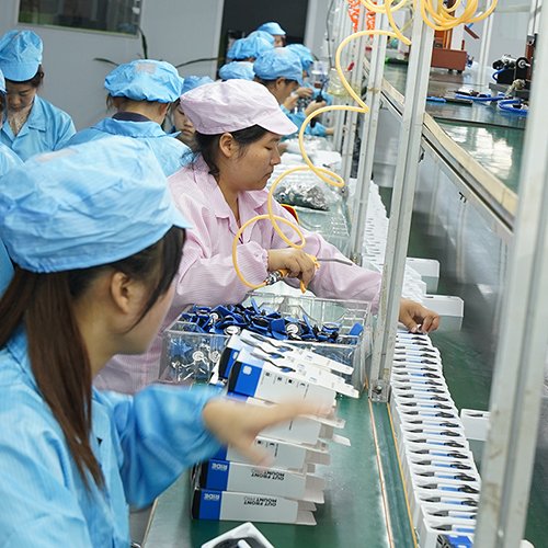 Product assembly of various metal or electronic parts to consumer packaging of the finished product