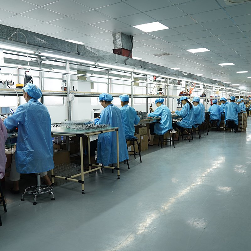 Product assembly of various metal or electronic parts to consumer packaging of the finished product