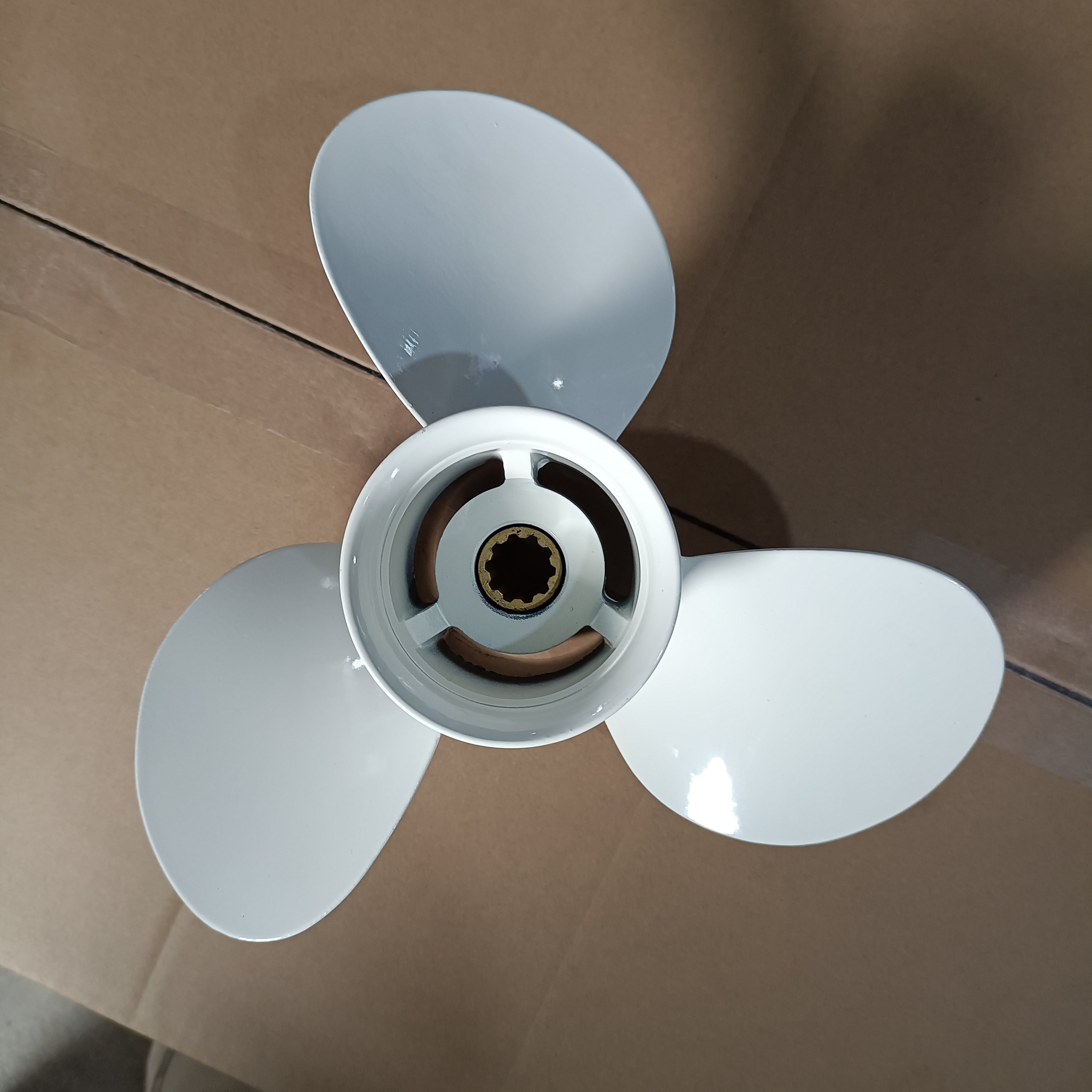 Factory Production and Supply 664-45949-02-EL Marine Boat Outboard Propeller 9 7/8x13" For Yamaha 20-30HP Outboard Motor