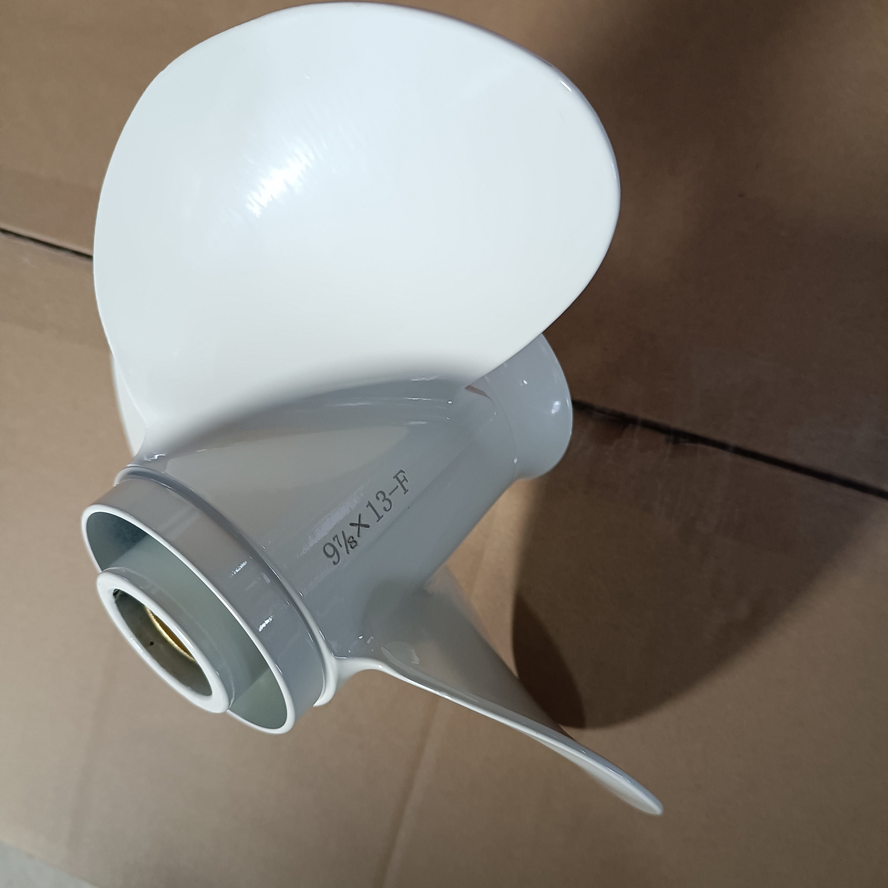 Factory Production and Supply 664-45949-02-EL Marine Boat Outboard Propeller 9 7/8x13" For Yamaha 20-30HP Outboard Motor