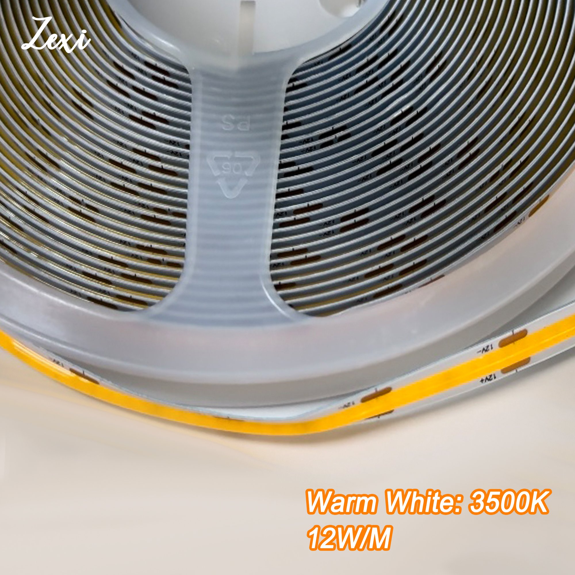 High Brighter COB LED Strip 320LEDs CE RoHS 12V 3000K 4500K 6000K White COB LED Strip for Mirror Lighting