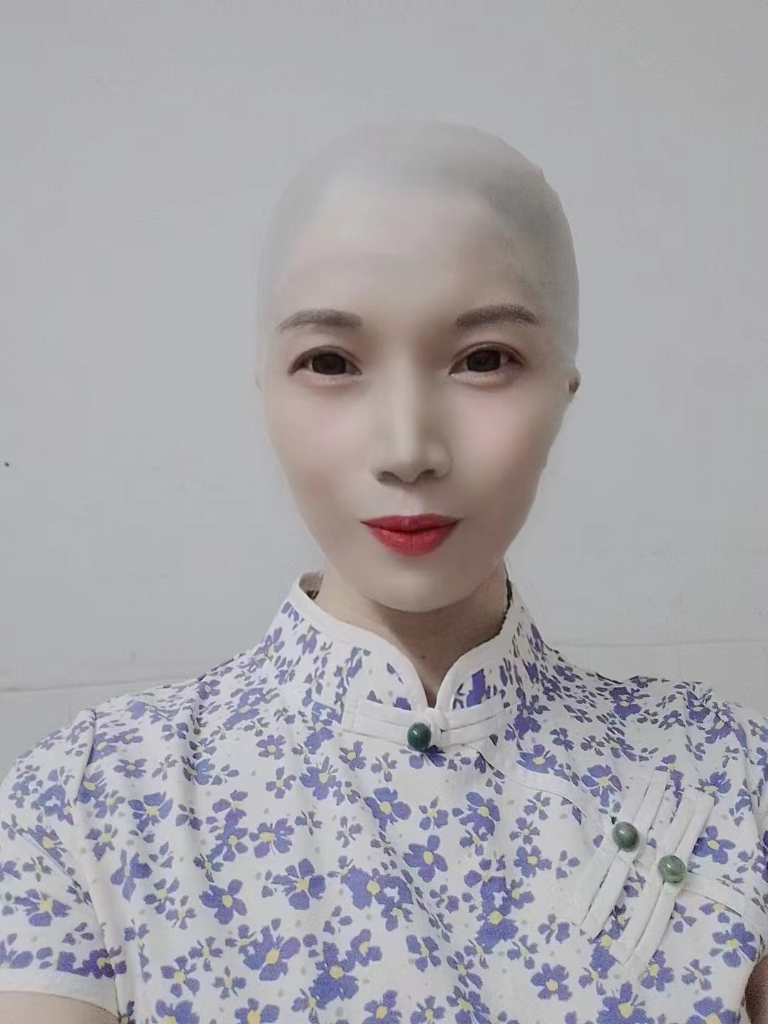 Latex Bald Cap for Make Up Blad Skin Head Costume Accessories Halloween Movie Party Bald Wig Cap have Two Size
