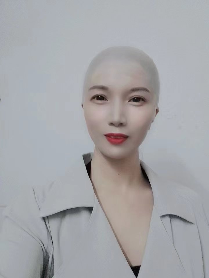 Latex Bald Cap for Make Up Blad Skin Head Costume Accessories Halloween Movie Party Bald Wig Cap have Two Size