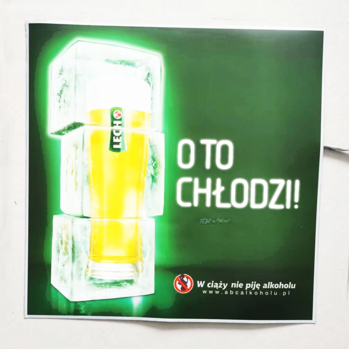 First El product factory offer lighting poster glow up advertisement illumination panel with high quality