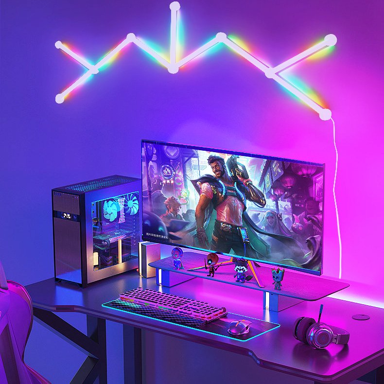 Modern Electronics Music Snyc Home Decor Light Led Indoor Decorative Smart RGB Gaming Wall Lighting