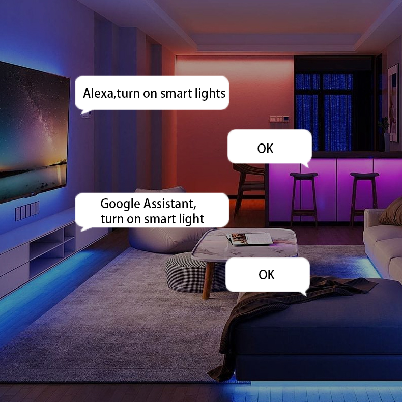 Modern Electronics Music Snyc Home Decor Light Led Indoor Decorative Smart RGB Gaming Wall Lighting