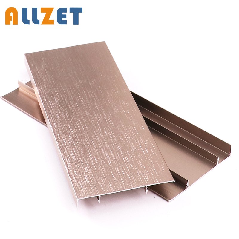 Metal skirting strip family floor decorates aluminum baseboard black wire drawing skirting boards for carpet plinth