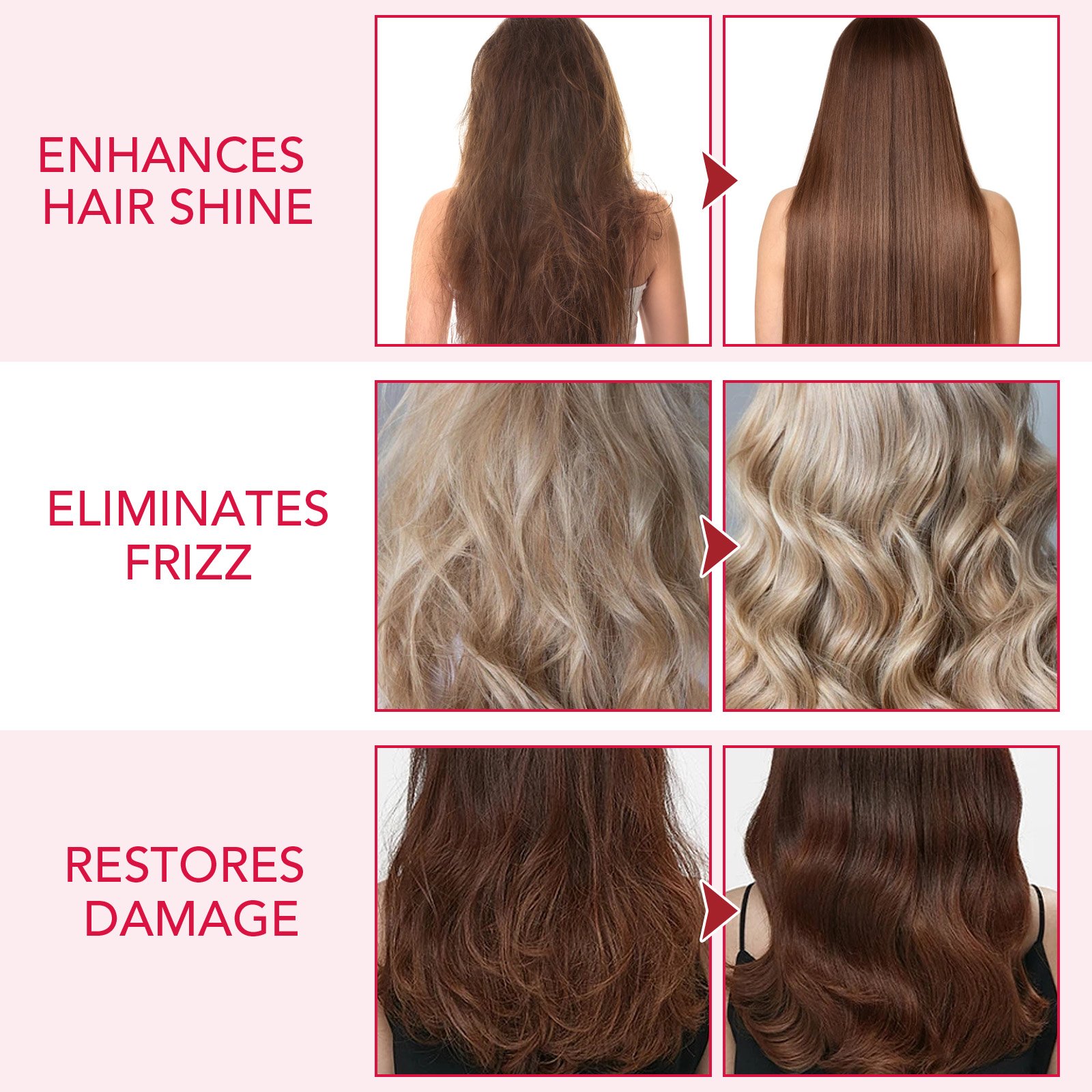 Wholesale 40 Leave-in No Rinse Hair Vitamin Serum Capsules Hair Treatment Serum Oil Capsules With Moroccan Macadamia Avocado Oil