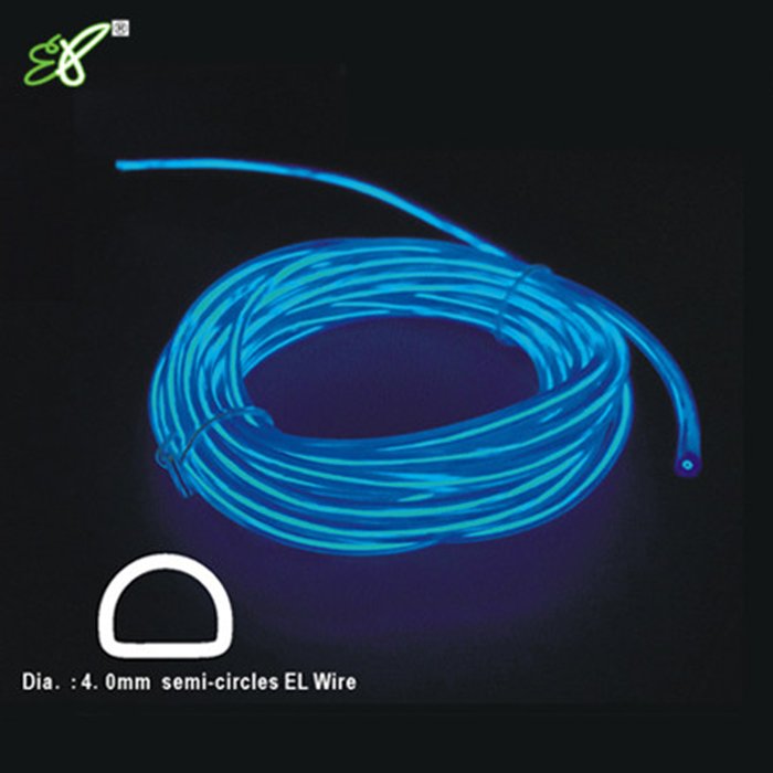 EL Wire DIY Neon Glowing Flexible Electroluminescent Wire Kit for Sports skateboard decoration